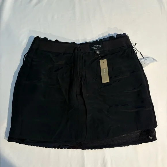 Sold J Crew Collection circle-sequin mini skirt Womens Size 4 black  msrp-$248 - Picture 7 of 9